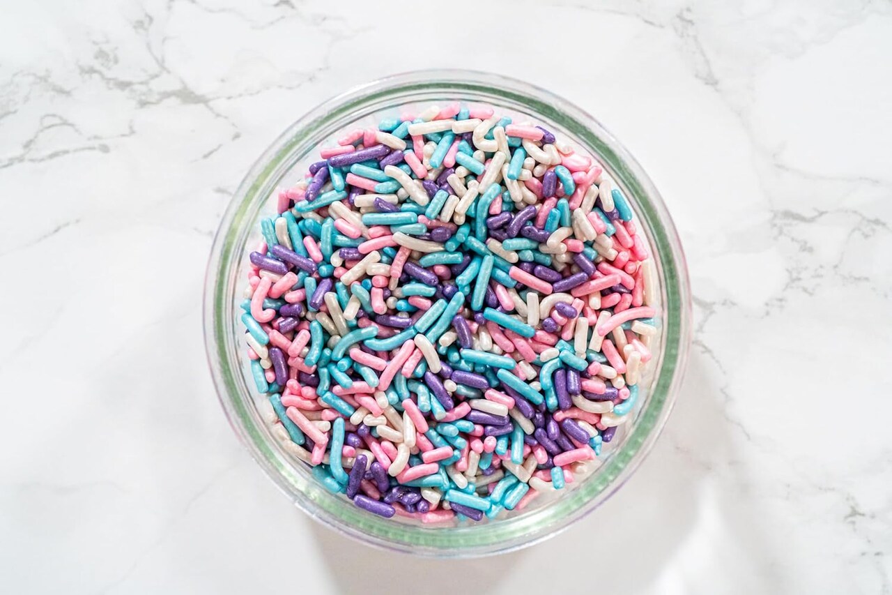 Edible Pastel Colors Nonpareils Sprinkles & Jimmies Sprinkles for Cupcakes 9.4 ounces, Pastel Sprinkles Edible for Cake Decorating (Made in USA)